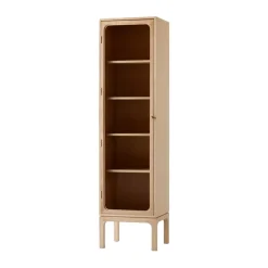 Vitrina Trace SC87 50x192x40 cm, Natural naturalal oak