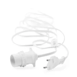 Watt & Veke colgante de lámpara E14 3,5 m, White