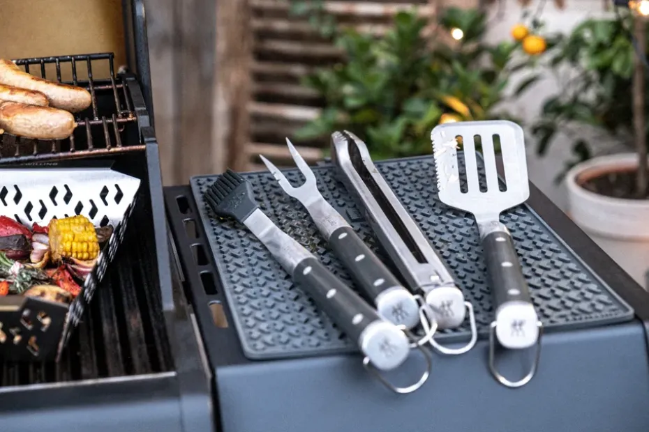 Zwilling BBQ set 5 piezas, Negro-acero inoxidable
