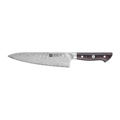 Zwilling Tanrei cuchillo de chef Gyutoh 20 cm, Acero damasco-negro